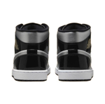 Кроссовки Air Jordan 1 Mid Patent SE Black Silver