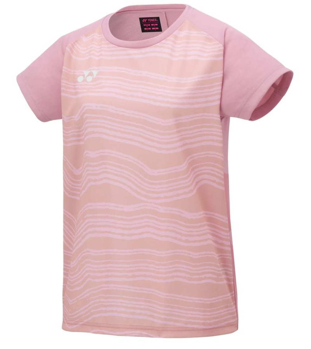 Женская теннисная футболка Yonex Crew Neck Club - Pink