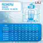 Песочный фильтр WL-ADG450 для бассейна до 64 м³, до 50 кг песка, до 8000 л/ч