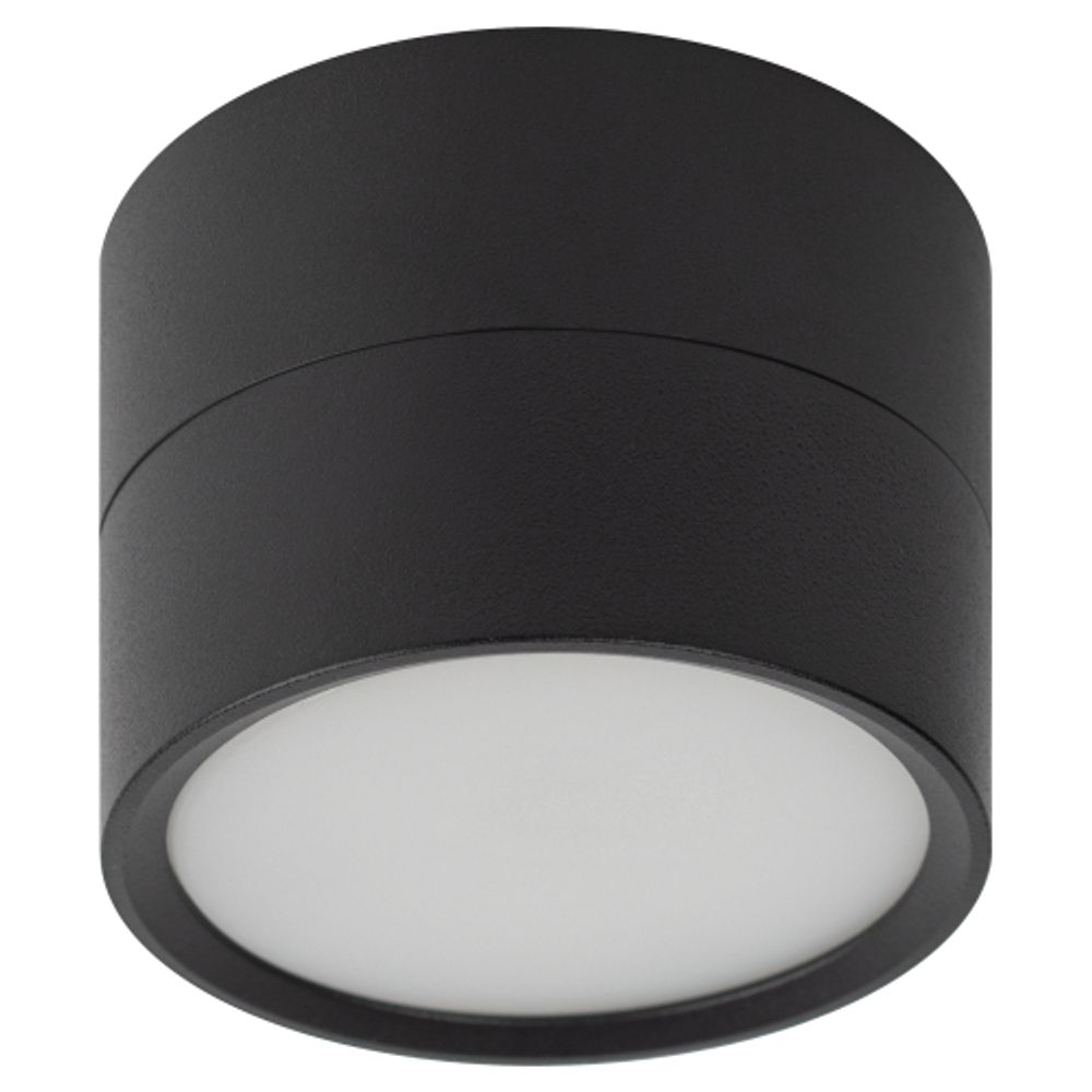 OL7 GX53 BK Подсветка ЭРА Накладной под лампу Gx53, алюминий, цвет черный | Накладные светильники
