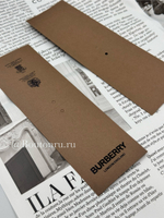 Бирка Барб. бумажная коричневая 110х75 мм