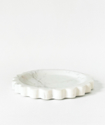 Поднос LO Scallop - White Carrara