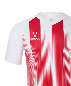 Футболка игровая Jogel Camp Striped Jersey, красный R2/белый 00