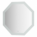 Зеркало Evoform с LED-подсветкой 32 W 100х100 см Сенсорный выключатель Нейтральный белый свет