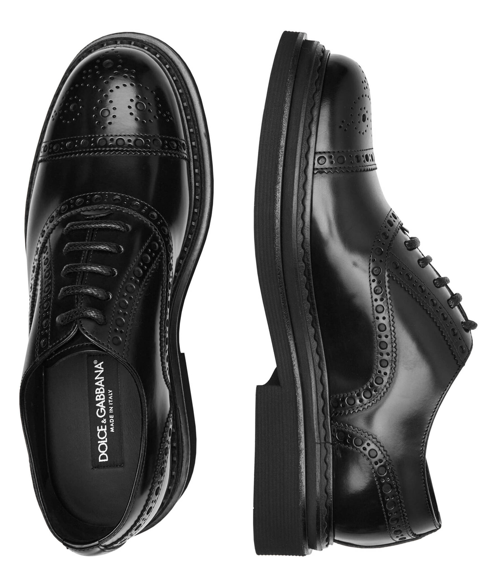 Кожаные оксфорды Dolce & Gabbana - черный(A20159 A1203)