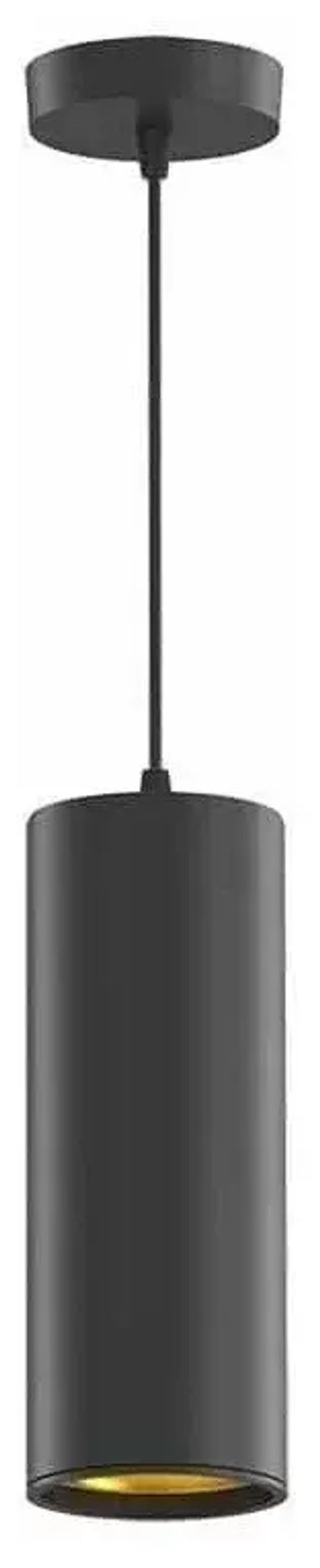 Св-к Gauss LED HD035 Overhead подвесной цилиндр 12W 920lm 4100K 79*200mm 170-240V IP20 черный золото