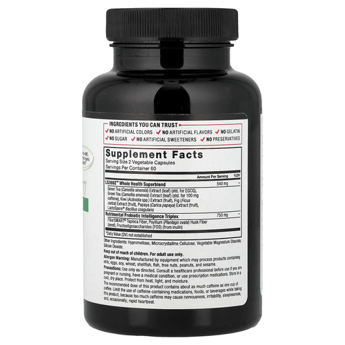 Force Factor, ProbioSlim® + пребиотическая клетчатка, 120 растительных капсул