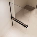 Душевая перегородка Walk-In VSW-1HR900CLB, 900*2000, черный, стекло прозрачное