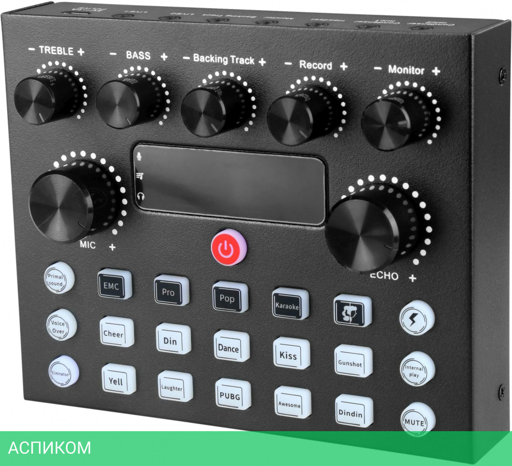 Микрофон Oklick SM-600G черный (1796784)