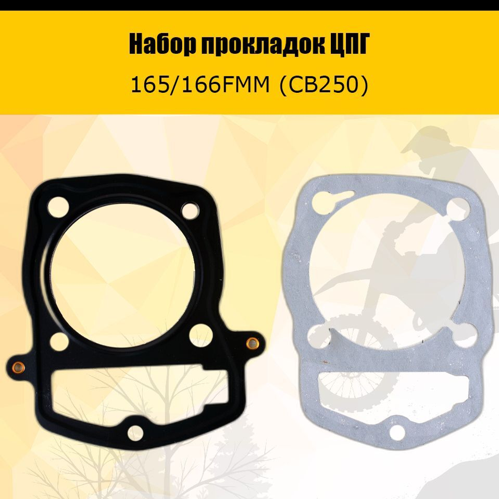 Набор прокладок ЦПГ для двигателя 165FMM (CBB250)