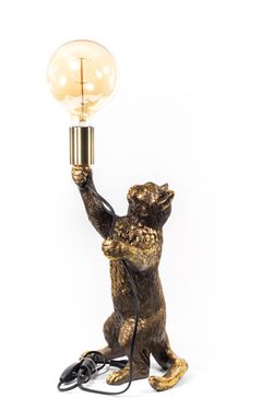 Настольная лампа Кот Эдисон Бронза