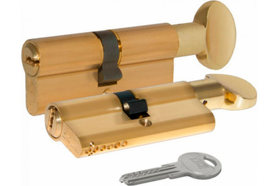 Цилиндр KALE 164 SM/68 26х10х32 латунь кл/зав.