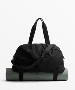 Oysho Спортивная сумка со сборками, черный