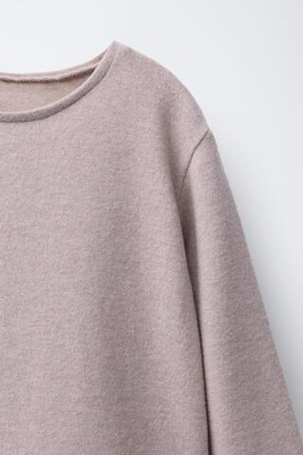 ZARA КОМПЛЕКТ ИЗ ФУТБОЛКИ И ЛЕГГИНСОВ SOFT TOUCH С ПРИНТОМ, РОЗОВАТЫЙ