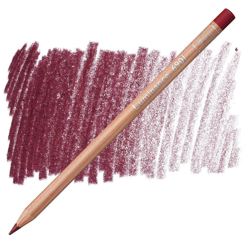 Caran d'Ache Luminance 6901. 589 Crimson Alizarine