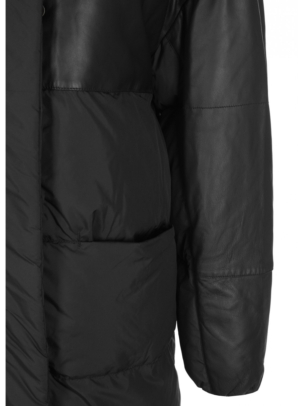 Пуховик женский Leather and Nylon AERONAUTICA MILITARE