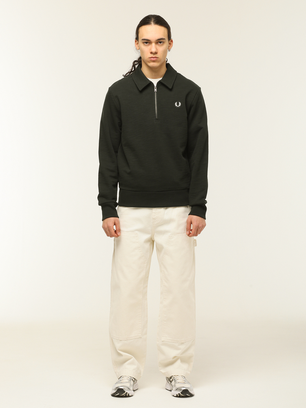 Мужская Толстовка Zip Neck Collar