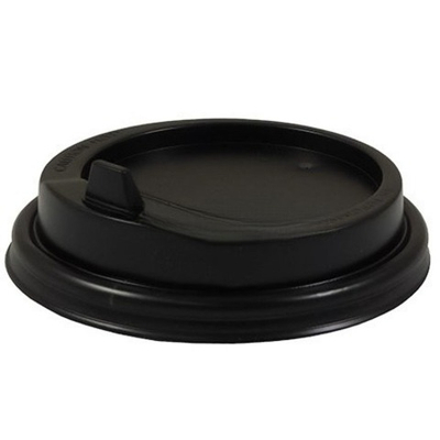 Крышка для стакана (d-90 мм) закрытый питейник ЧЕРНАЯ "ИМПЭКС" (100/1000 шт.)