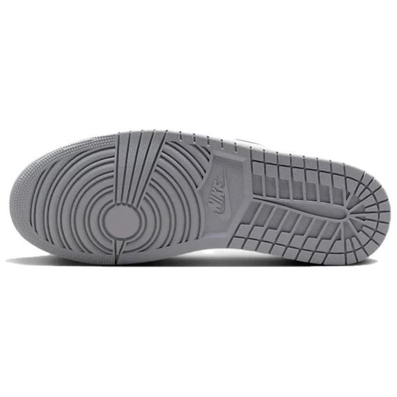 Jordan Air Jordan 1 Подвесные баскетбольные кроссовки с низким верхом Бело-серый Мужской