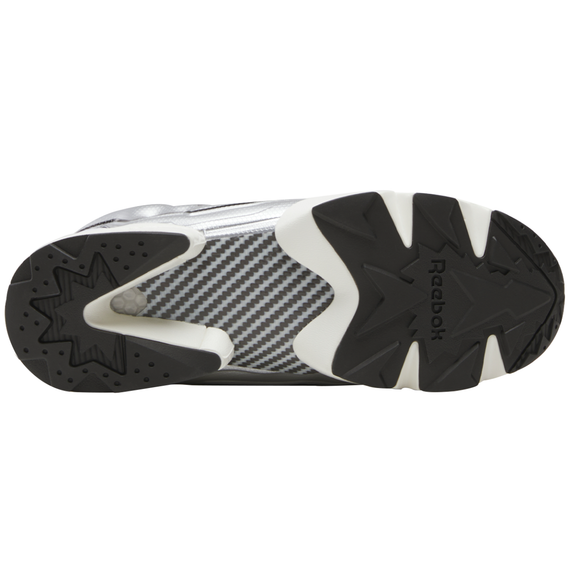 Reebok - популярная коллекция низкоколейного Топа Серебрястый / Черный/Белый Унисекс