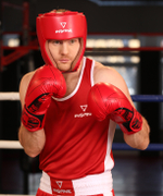 Шлем открытый взрослый AURUM, ПУ, красный