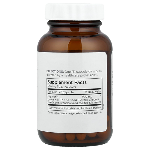 Metabolic Maintenance, Силимарин, стандартизированный экстракт расторопши, 300 мг, 60 капсул