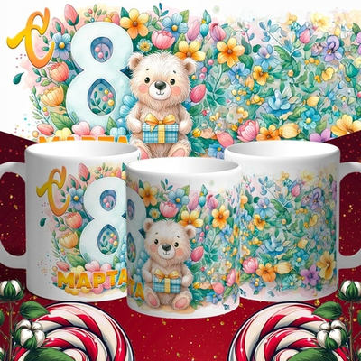 Кружка С 8 марта