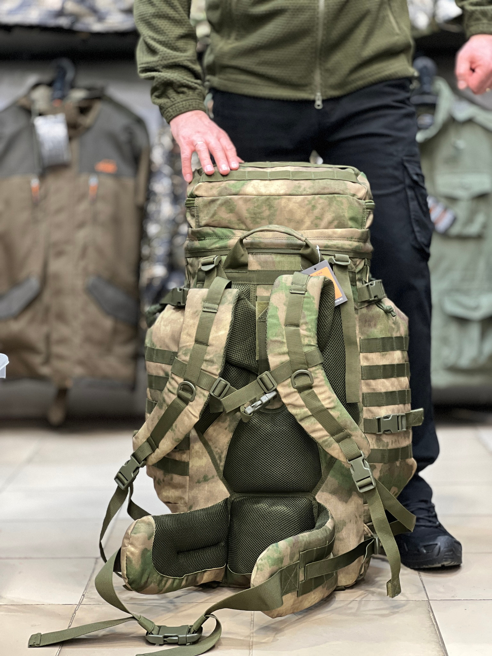 Рюкзак рейдовый 7.62, 100 л, Лес