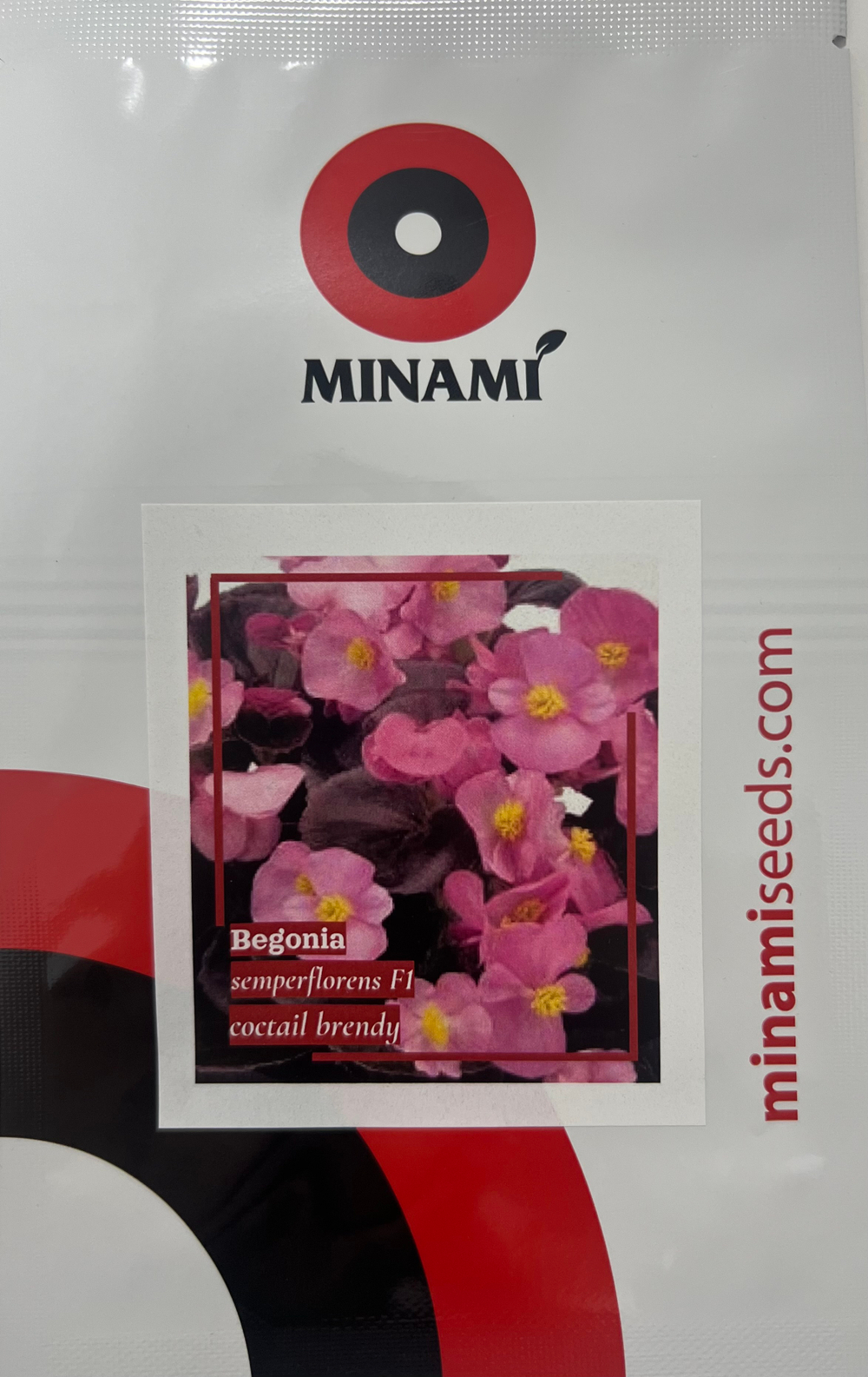 Бегония вечноцветущая Коктейль F1 бренди 30шт.