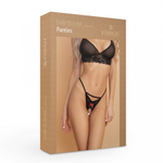 Сексуальные трусики с доступом и красными бантиками Easy to Love (размер L/XL, 46-48)
