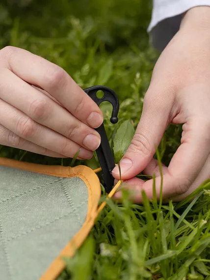 Плед для пикника и отдыха на пляже smart picnic, шалфей