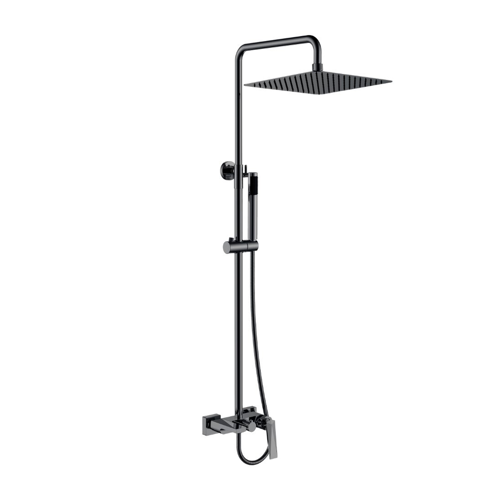 Boheme Стойка для душа со смесителем VENTURO Shine Gun Metall