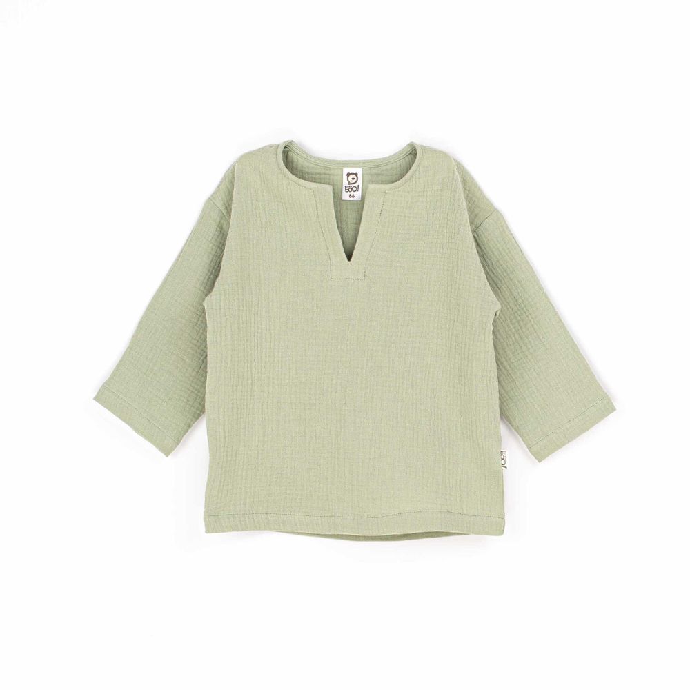 Рубашка муслиновая "Шалфей"