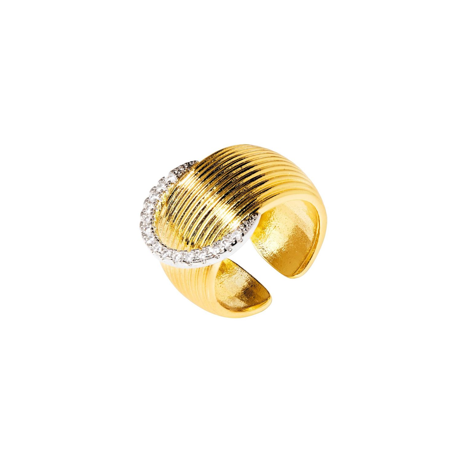 Кольцо Crystal Buckle Ring