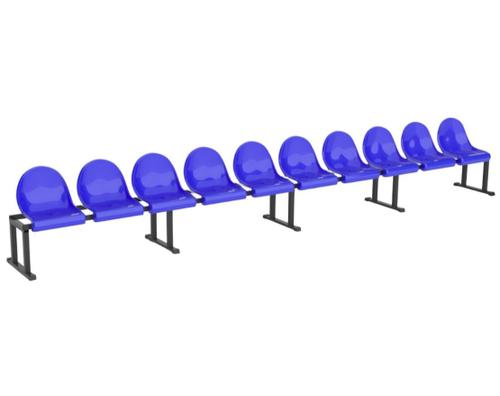 Скамейка мобильная однорядная на 10 мест