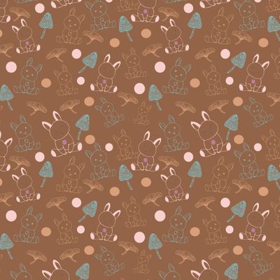 Зайцы и лесные грибы