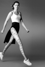 Фантазийные колготки Lips с губками (Размер: 3 размер) (Цвет: черный)