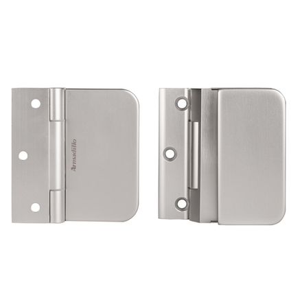 Петля для стеклянной двери Space.GL.H01 (2 шт) AL алюминий