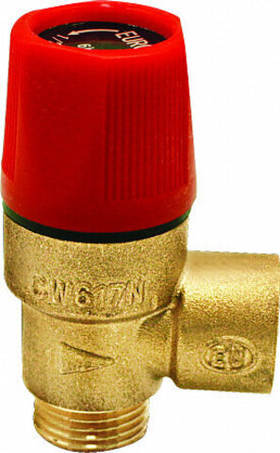Клапан предохранительный для систем отопления Euros 1/2* (6 бар)