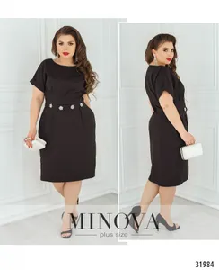 Платье 8611-черный Minova