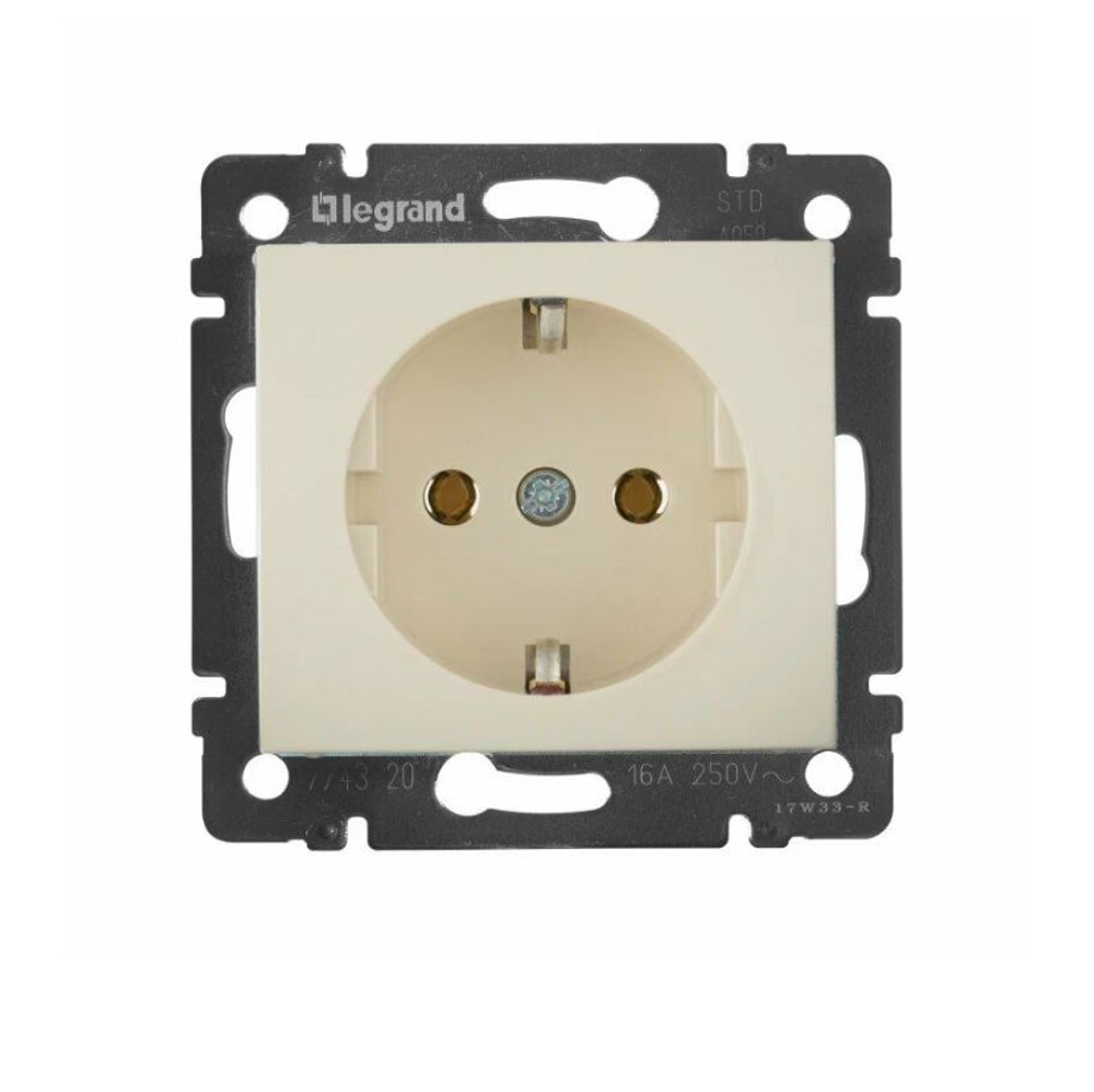 4320/4420 Розетка с заземлением 1 шт слоновая кость