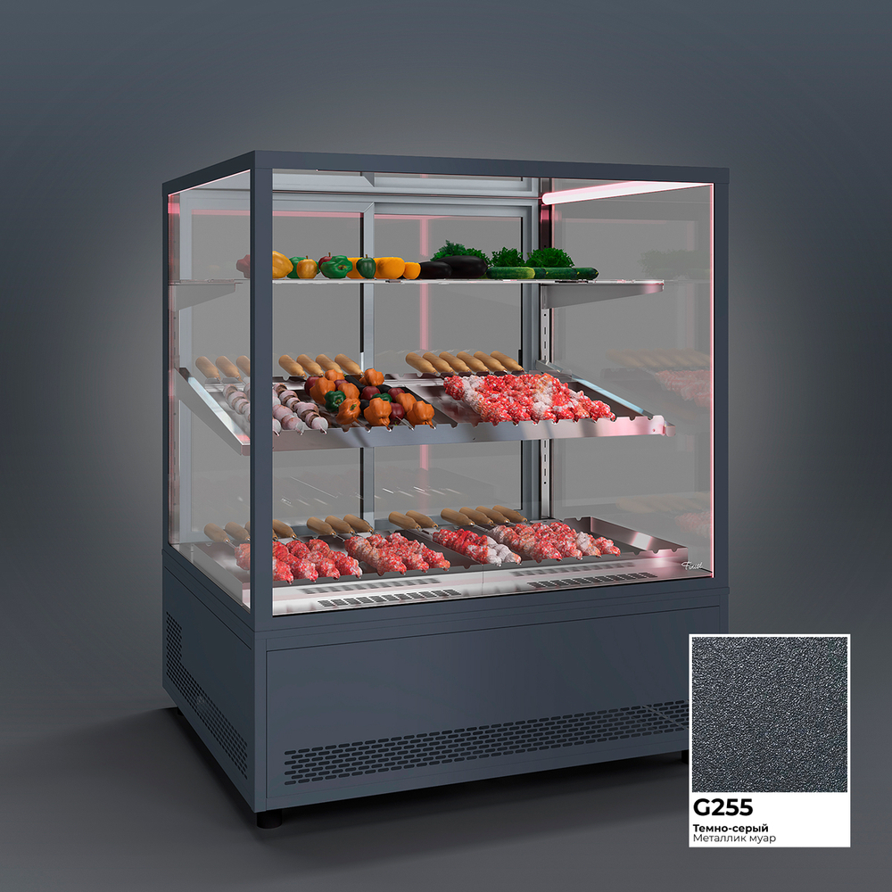 Напольная витрина для мяса Finist JOBS MEAT