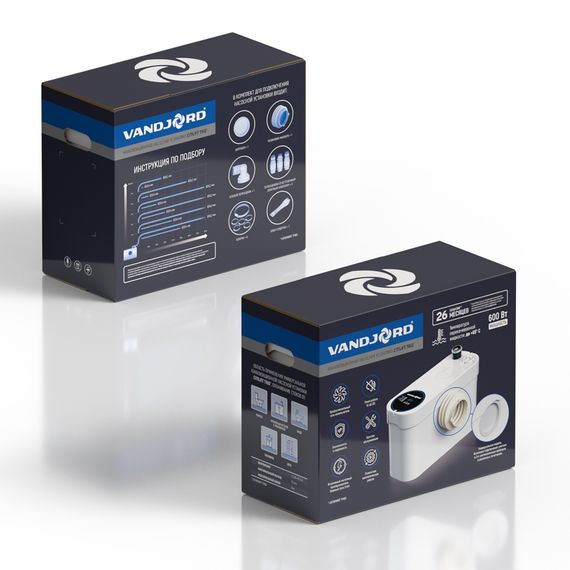 Установка канализационная Vandjord CITILIFT TRIO купить в Москве и Московской области по низкой цене с доставкой по России — (2) Установка канализационная Vandjord CITILIFT TRIO — (2)