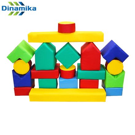 Набор мягких модулей Юный строитель (40 элементов)