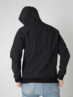 Ветровка худи софтшелл черная Город Горький