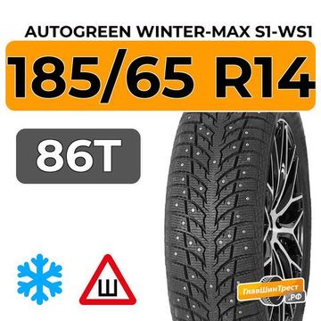 Autogreen Winter-Max S1-WS1 185/65 R14 86T шип.