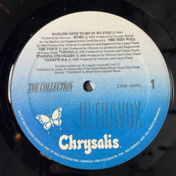 Винтажная виниловая пластинка LP Ultravox The Collection (Canada 1984)