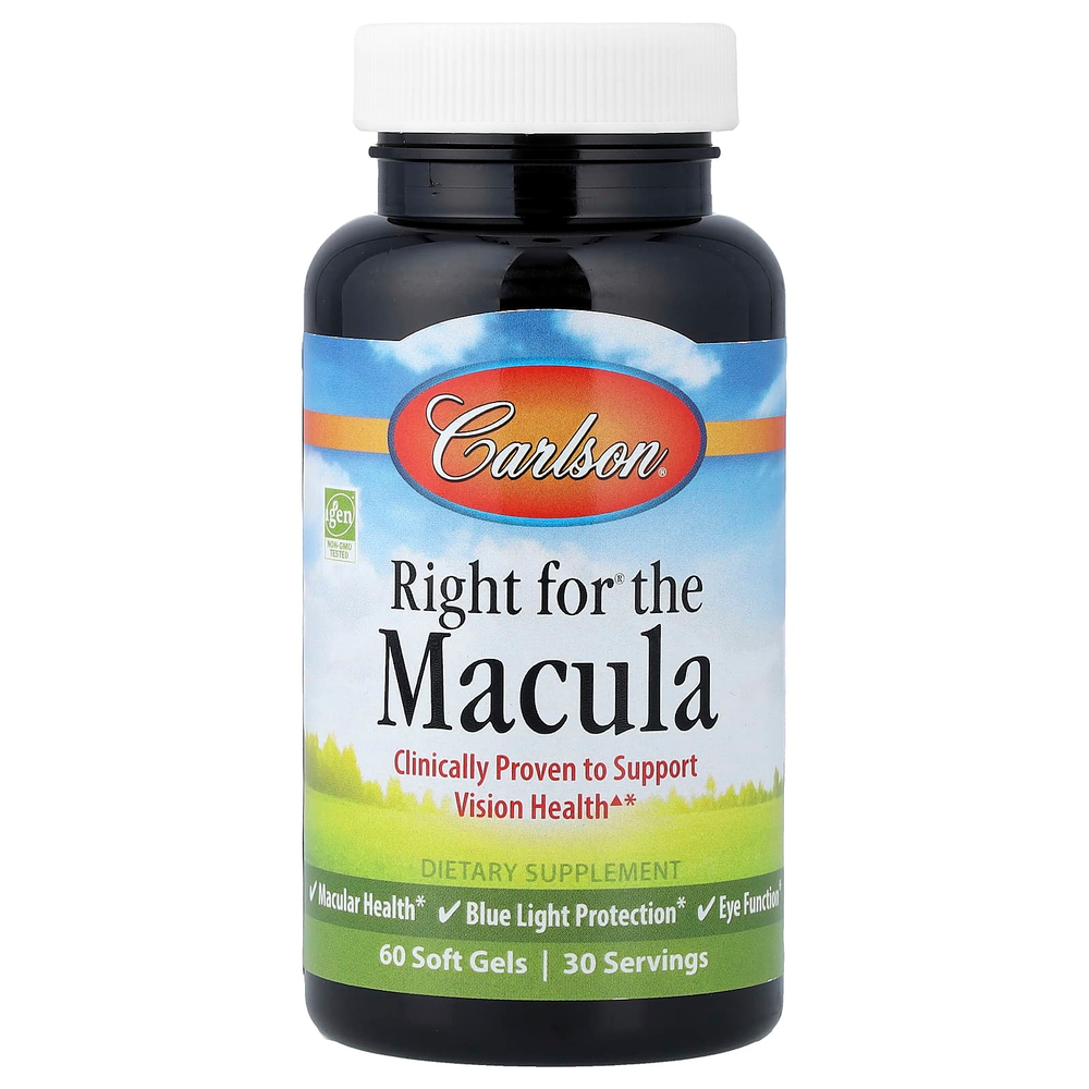 Carlson, Right for® the Macula, 60 капсул