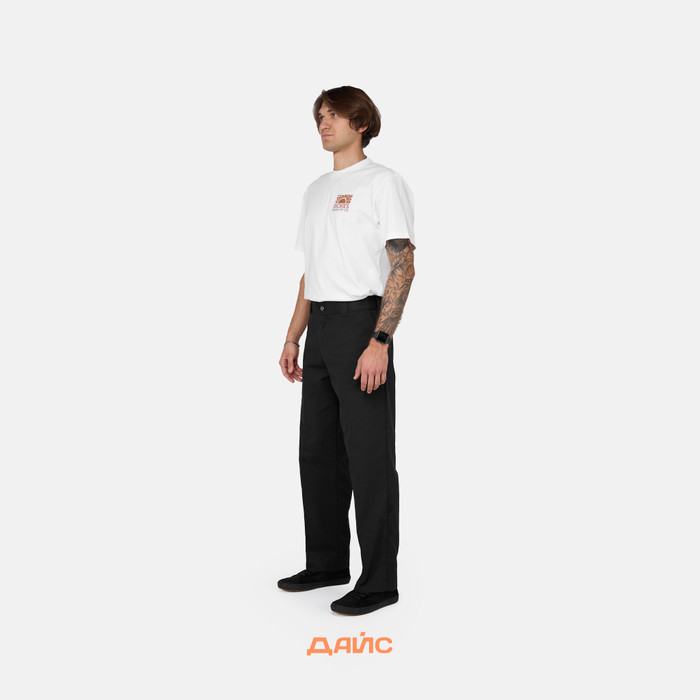 Брюки мужские Dickies Skateboarding Jamie Foy Loose Straight Twill Pants артикул:WPJ01BK - купить в магазине Дайс