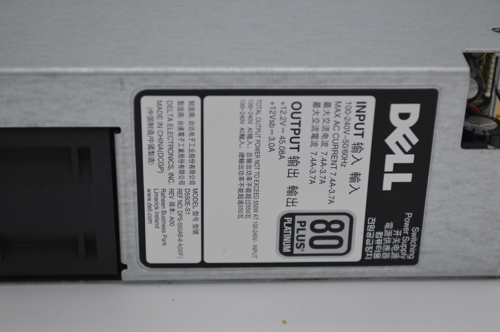 Блок питания dell R340 R430 R440 550W 0X185V